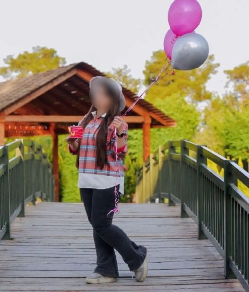  ژست عکس تولد دخترانه لاکچری