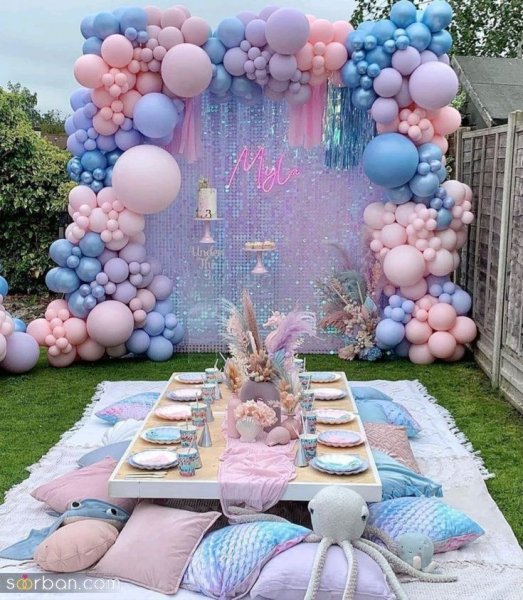  25 تم تولد دخترانه شیک و لاکچری