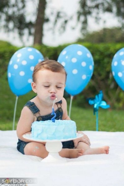  ایده عکس تولد کودک در فضای باز