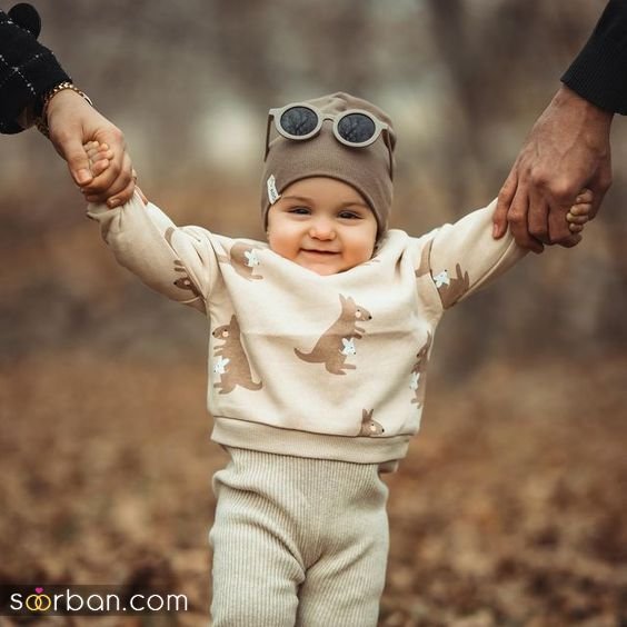  ایده عکس تولد کودک در فضای باز