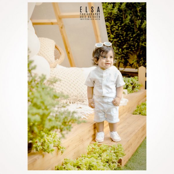 عکاسی تولد کودک در فضای باز