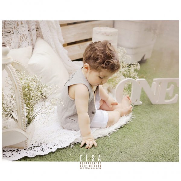 عکاسی تولد کودک در فضای باز