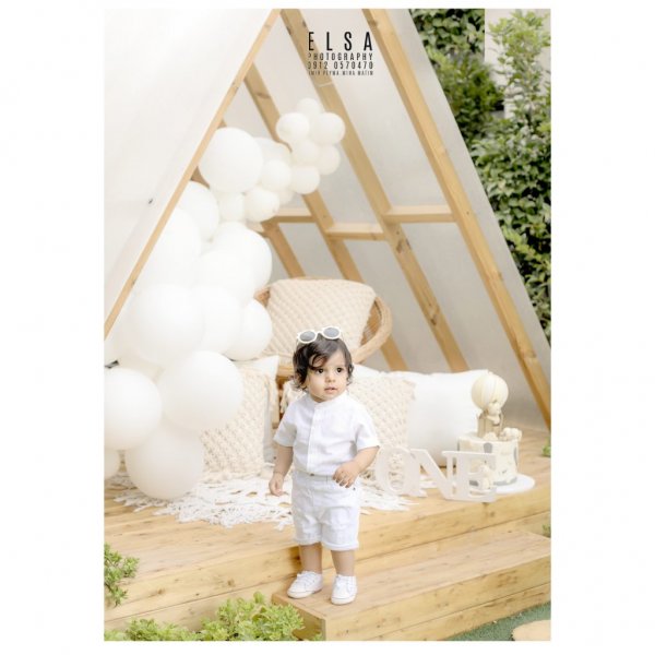 عکاسی تولد کودک در فضای باز