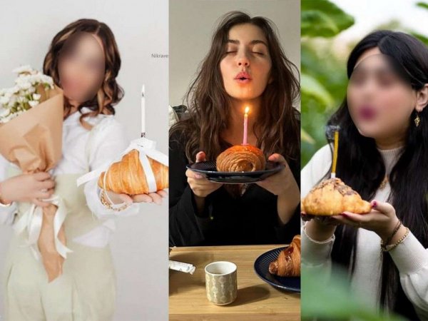  عکس تولد با کروسان