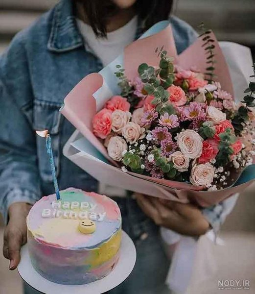 ایده عکاسی تولد با کروسان