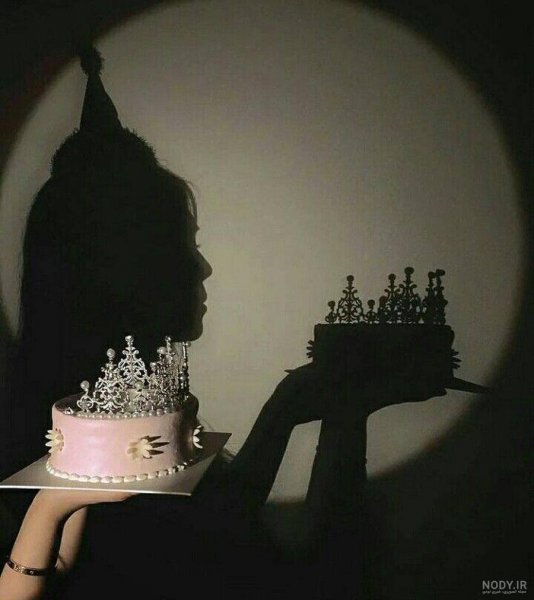 ایده عکاسی تولد با کروسان