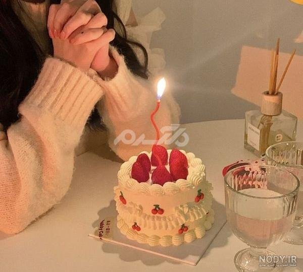 ایده عکاسی تولد با کروسان