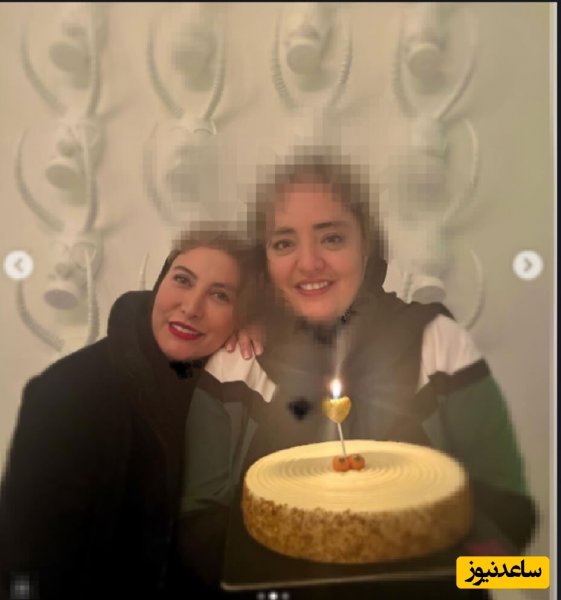 کیک تولد نرگس محمدی