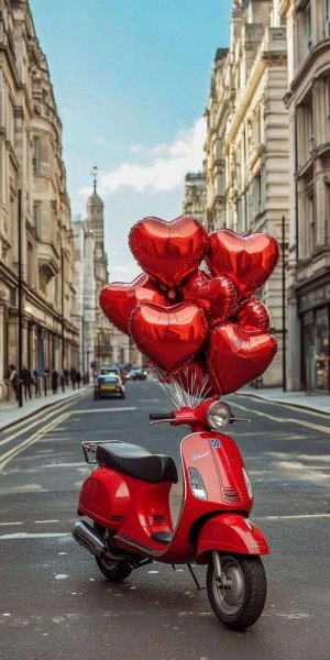  ژست عکاسی با موتور دخترانه