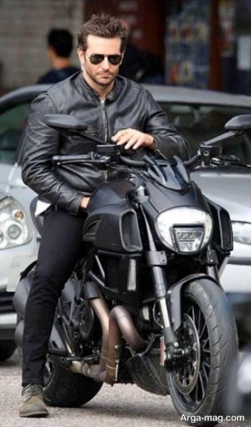  ژست عکاسی با موتور پسرانه