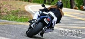  ژست عکاسی با موتور دونفره