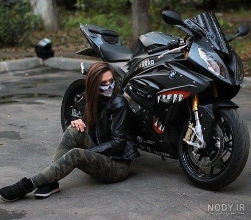  عکس دختر با موتور سنگین برای پروفایل
