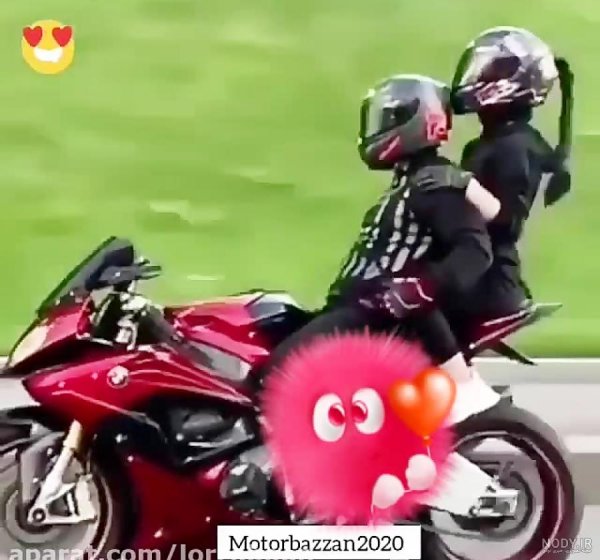  عکس دختر با موتور سنگین برای پروفایل