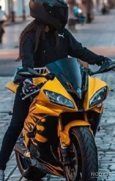 عکس دختر موتور سوار فانتزی