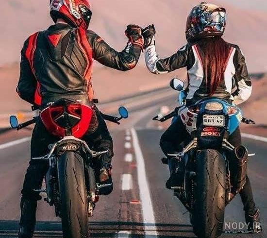  عکس دختر موتور سوار فانتزی