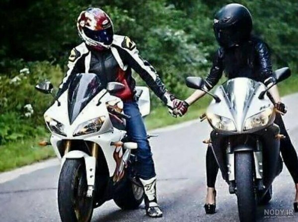  عکس دختر موتور سوار فانتزی