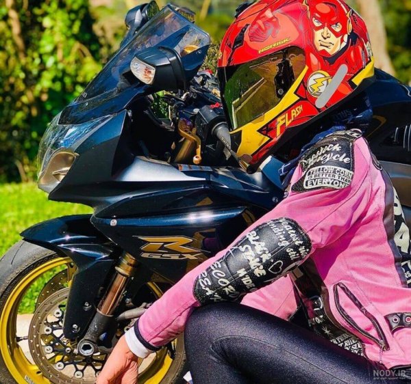  عکس دختر موتور سوار لاکچری