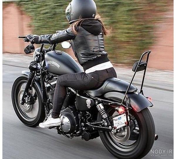  عکس دختر موتور سوار لاکچری