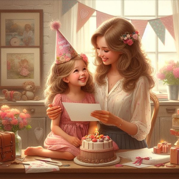 متن خاص برای تبریک تولد دخترم