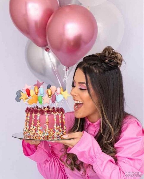 شمع ژست عکس تولد بدون چهره