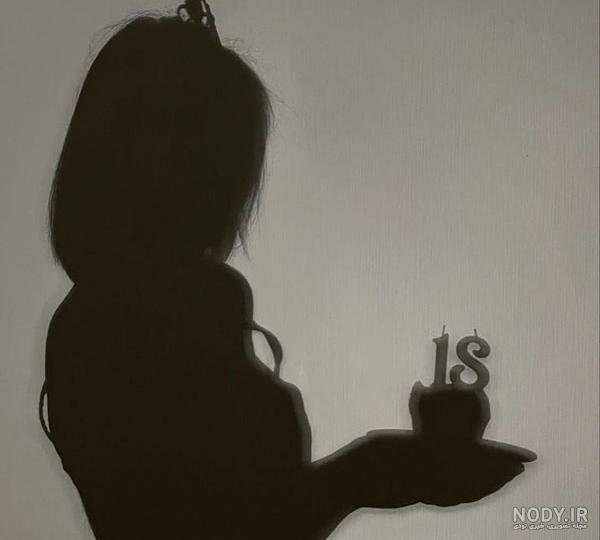  شمع ژست عکس تولد بدون چهره