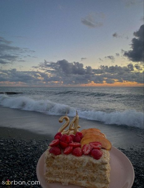  عکس تولد با کیک