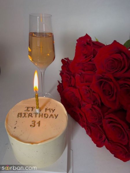  عکس تولد با کیک