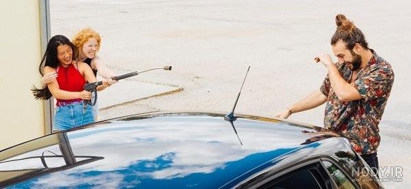  عکس تولد با ماشین مردانه