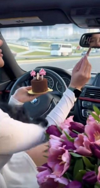  عکس کیک تولد تو ماشین