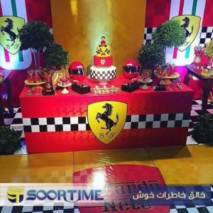  عکس کیک تولد ماشین فراری