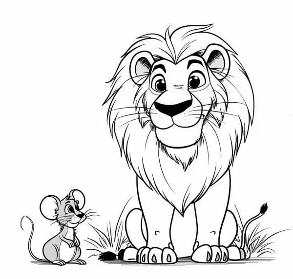  عکس نقاشی شیر