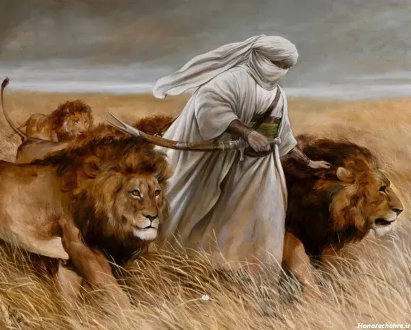  عکس نقاشی شیر