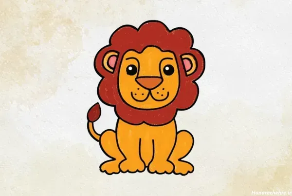  عکس نقاشی شیر