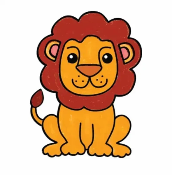  عکس نقاشی شیر