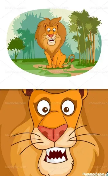  عکس نقاشی شیر