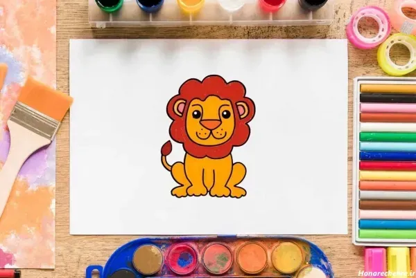  عکس نقاشی شیر