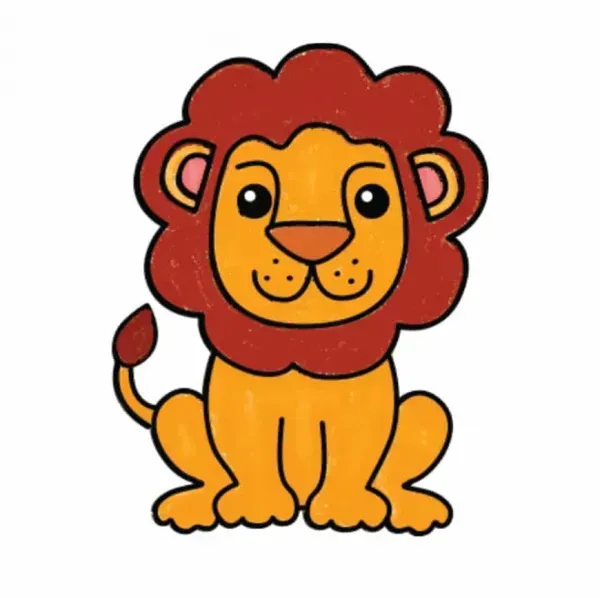  عکس نقاشی شیر