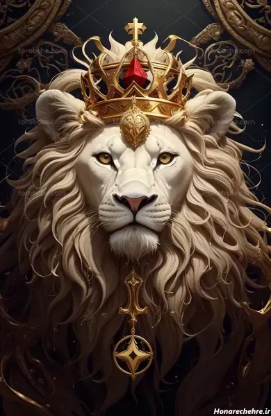  عکس نقاشی شیر