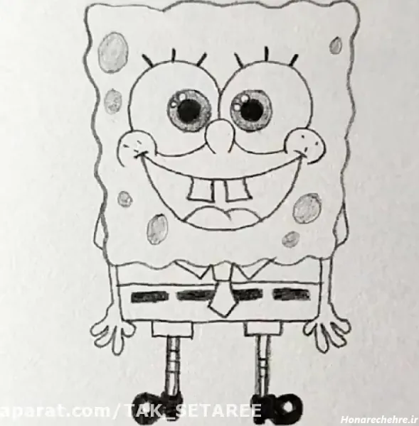  عکس نقاشی باب اسفنجی