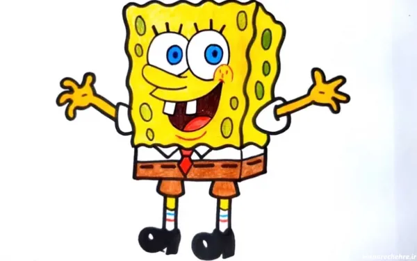  عکس نقاشی باب اسفنجی
