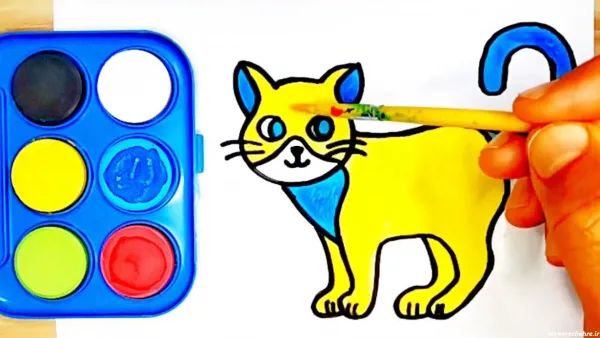  100 عکس نقاشی گربه