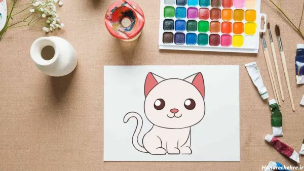  100 عکس نقاشی گربه