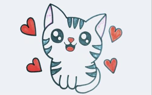  100 عکس نقاشی گربه