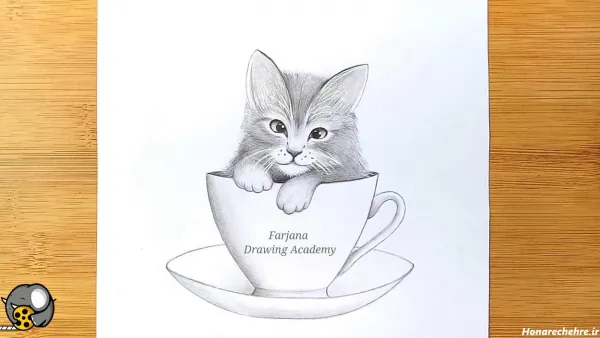  100 عکس نقاشی گربه