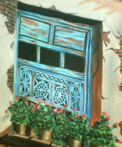  عکس گل نقاشی