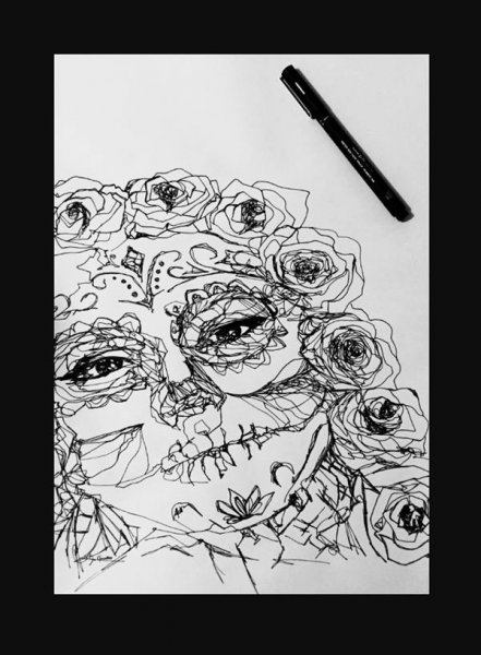  عکس گل نقاشی