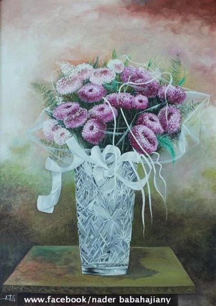  عکس گل نقاشی