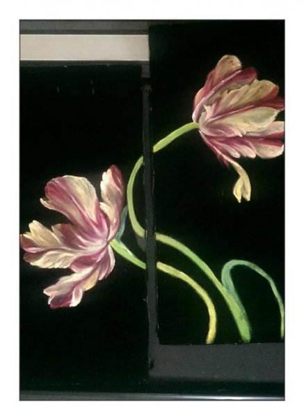  عکس گل نقاشی