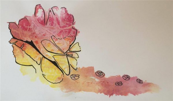  عکس گل نقاشی