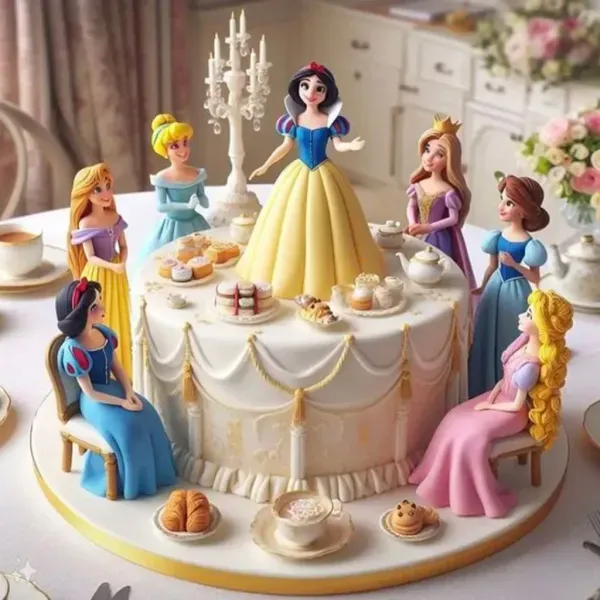  عکس کیک تولد دخترانه لاکچری